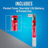 Jonard Tools PT-100 Coax Cable Wire Tracer Pocket Continuity Tester & Toner with Audible Beep and LED, Red