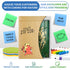 Natural Kraft Bubble Mailer Envelopes 4 x 7 Inches | 50 Pack Self Seal Padded Envelopes | Waterproof & Tear-Resistant