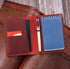 Leather Cover for Rite in the Rain Top Spiral Notebooks, Handmade Mini Pocket Notepad Holder - WINE