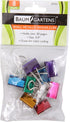 Small Binder Clips Assorted Colors .75" 8/Pkg