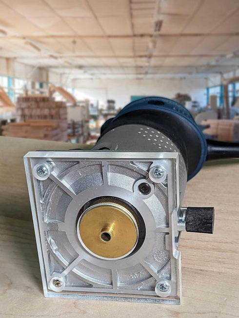 Fastfish 3/8" PR20EVS Thick Router Baseplate Upgrade with Bushing Compatibility for Bosch Colt