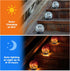 MLKNK 4 Pack Solar Globe Lights Outdoor Waterproof-Solar Balls-Solar Garden Lights-Orbs for Outside Cracked Glass Ball