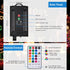 40Ft 16 100 20 XEWEA Solar String Lights Outdoor, Colors LED String Lights with Modes Remote, Waterproof Solar Powered