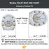 MinSha 16.5 MinS5005 Round/O-Shape Toilet Seat Replacement, Soft Close Quiet No Slam, PP Plastic Heavy-Duty Durable