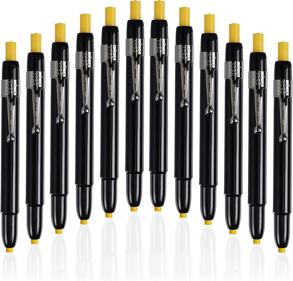 Listo 1620 Box of 12 Yellow Color China Markers, Grease Pencils, Wax Pencils