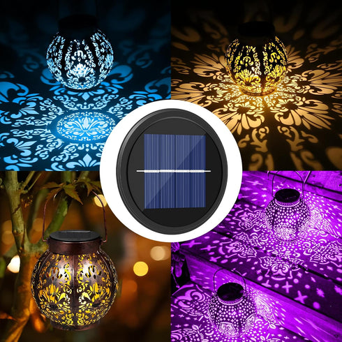 2 2 Pack 3.53inch Replacement Solar Light Parts Mode Warmwhite and RGB Color-Changing ,Solar Lights Replacement Top