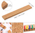Uanchu Cork Strips Bulletin Bar Strips Pin Board Bar Strips Frameless Notice Board Strip with 1 Roll Double Side Tape 100 Push Pins for Office Back to School Notes Photos(Brown,79 Inch) by Nuanchu