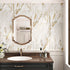 Matte Beige/Gold Marble Contact Paper, Waterproof Peel and Stick Wallpaper for Cabinet Backsplashes