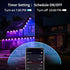 IP67, 200+ KSIPZE Permanent Outdoor Lights Waterproof Smart RGB+IC Eaves LED Lights with App & Button Control, Dynamic
