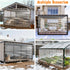 NNG 10x10ft Grommet, Clear Waterproof Tarps Heavy Duty Transparent Tarpaulins Clear Vinyl Tarps with Outdoor