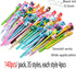 YYaaloa 140pcs Cute Cartoon Gel Ink Pens, 0.5 mm Black Ink Assorted Styles, Fun Kawaii Pens for Kids, Office