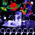 Smacen 6 Pack Black Light Fairy Lights Battery Operated UV Black String Lights