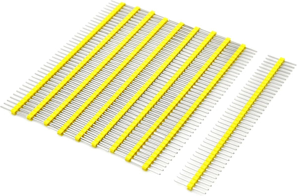 Gikfun 1 x 40 Pin 2.54mm Single Row Breakaway Male Pin Header for Arduino, Pack of 10pcs EK1530