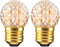 E26 Amber Small LED Light Bulbs,1W Small Edison Bulb,10 Watt Incandescent, Low