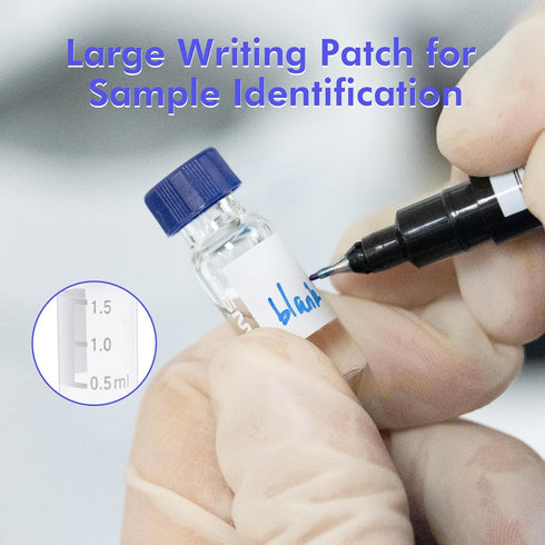 ALWSCI Ultraclean Vials for Chromatography Kit, 2 ml 9 mm HPLC Vial with Blue Screw Cap, 100 Pack