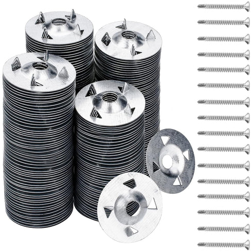 300 Pcs Foam Board Fasteners Washers for Installation of Foam Board Panels, 1-1/8 Inch Metal Washers for Fixing