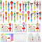 CZWZ 30 Set Cute Multicolor Pens in One 4-in-1 Fun Pens Bulk with