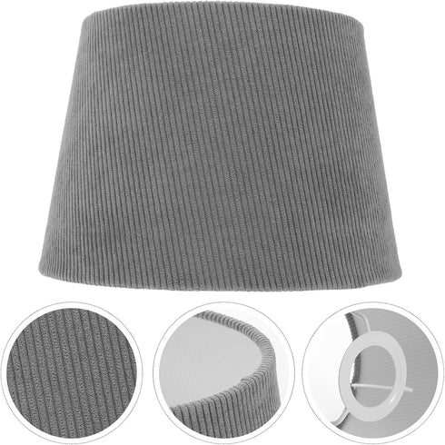Ipetboom 18.5cm Fabric Lamp Shade for Bedside and Floor Lamps with Diameter for Living Room Bedroom Desk Lighting