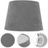 Ipetboom 18.5cm Fabric Lamp Shade for Bedside and Floor Lamps with Diameter for Living Room Bedroom Desk Lighting