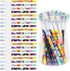 Kolewo4ever 48pcs Space Multi Point Pencils, Fun Astronaut Pencils, Planet Rocket Space Ship Pencils for Classrooms