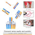 HTCELLE 70-Piece Lever Wire Connectors Splice Kit, Quick Connects, Push in Compact Splicing Butt Terminals for Wiring