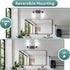 2-Light E26 Base(Bulbs Ascher Bathroom Light Fixtures, Vanity Light Over Mirror, Matte Black Wall Sconces with Milky