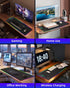 BosoChe 10W, 31.5"x11.8" 9 Wireless Charging RGB Gaming Mouse Pad Large Desk Mat, Light Modes, Non-Slip Rubber Base