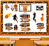 gisgfim 36pcs Basketball Bulletin Board Decoration, Basketball Theme Cut-Outs for School Classroom