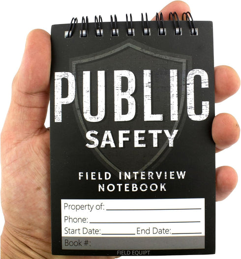 Law Enforcement Incident Report Notepads - Sheriff, Security & Police Gear, EDC Officer Notebook, 6 Pack