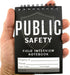 Law Enforcement Incident Report Notepads - Sheriff, Security & Police Gear, EDC Officer Notebook, 6 Pack
