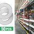 1/2" Stainless Steel Flat Washers - 1" Outside Diameter, 304(18-8)Stainless Steel Washers Metal Washers for Screws Bolts, Pack of 50