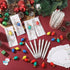 60 Sets 0.7 mm Lightbulb Yexiya Christmas Mechanical Pencils Automatic Click Pencils Erasers Thank You Card Classroom