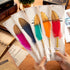 ZAUGONTW 12Pcs Vintage Feather Ballpoint Pen, Signing Pen for Guest Signature, School Office Wedding Supplies