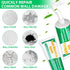 Drywall Repair Kit, Drywall Hole Patch Kit Spackle Puddy Wall Repair Large Hole Patch Kit, Wall Mending Agent with Scraper Easy to Fill The Holes for Home Wall, Plaster Dent Repair - 2 Pcs by Mckanti