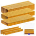 Glarks 2800Pcs 18 Gauge Narrow Crown Staples, 3 Sizes for Electric Stapler, Pneumatic, DIY Home Improvement