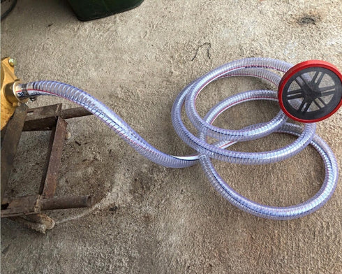 10FT Heavy-Duty Steel Wire Vacuum Suction Hose, 3/4 Inch ID x 1 Inch OD, High Pressure UV Chemical Resistant Tube