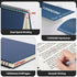 EUSOAR Spiral Notebook Hardcover - 3pcs B5 7.3"x10.2" 5 Subject College Ruled Writing Pad, 100GSM 120Sheets/240Pages