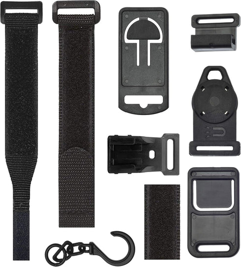 Universal Multimeter Magnet, Hook, and Clip Hanging Strap Kit for Most Multitesters