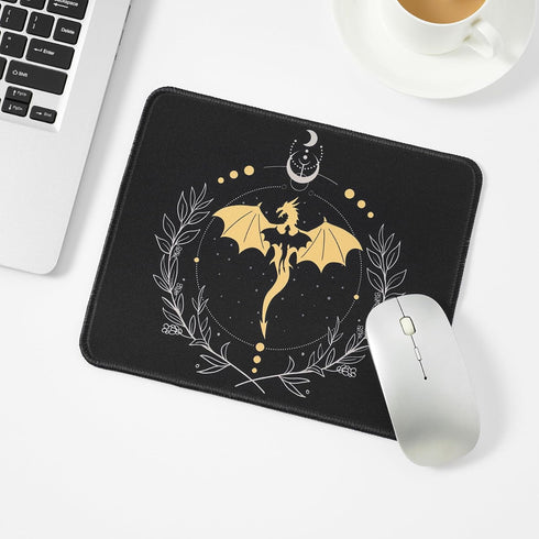 Dragon Mouse Pad, Cute Square Waterproof Non-Slip Rubber Mousepad for Home Office Gaming (dragon2)