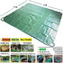 7x7 4 Ft Yard Garden Leaf Tarp W/ Handles Waterproof Tarp for Sandbox Cover,Outdoor Tarpaulin,Lawn Debris,Landscape