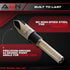 ABN Screw Countersink Kit 5-Piece SAE Drill Bit Set, 82-Degree, 1/4in Shank, 5 Flute