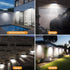 318 3 1 Pack vighep Solar Motion Lights Outdoor, LED Waterproof Fence Light Solar Powered with Lighting Mode, Cold