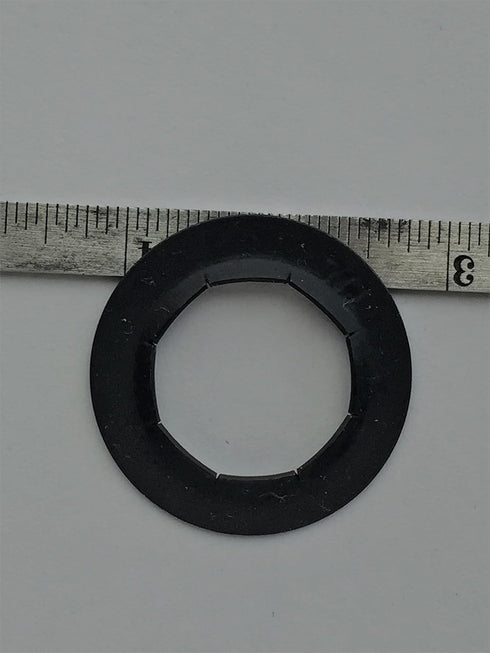 Push-On Pushnut, 5/8 Spring Steel, Black, Phosphate & Oil, 2-Piece