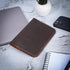 Leather Journal Cover for Field Notes, Cahier Notebook Cover, Wallet Case, 3.5 x 5.5 in., Handmade
