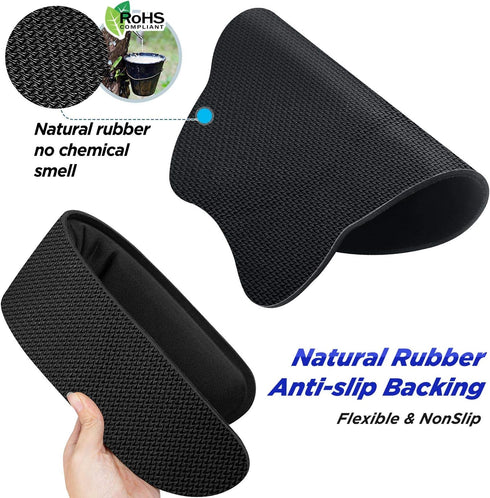 Gimars Upgrade Ergonomic Mouse Pad with Wrist Support, Superfine Fibre, Comfortable for Gaming & Office