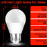E26 Bulbs 625nm 25w-40w 3W Bulb 300LM Non-Dimmable, 4 Pack Red Light for Sleep Christmas, Blue Light Blocking