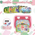 Leopmase 4-in-1 1-3Pink Touch & Learn Activity Desk - Educational Toys with Interactive Learning System Cards and Music