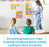 hand2mind Set, Programming 8-12, Scratch Block-Based Coding Magnetic Demonstration Learn to Code STEM Activities