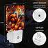 Jahiona White,0.5W LED Night Light Lamp with Smart Sensor Dusk to Dawn Sensor,Artistic of Thanksgiving Turkey Blobism