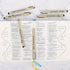 Extra Fine Point Writing Pens: 6 Black Ultra Thin 0.25mm No Bleed Gel Felt Ink Markers for Bible Journaling
